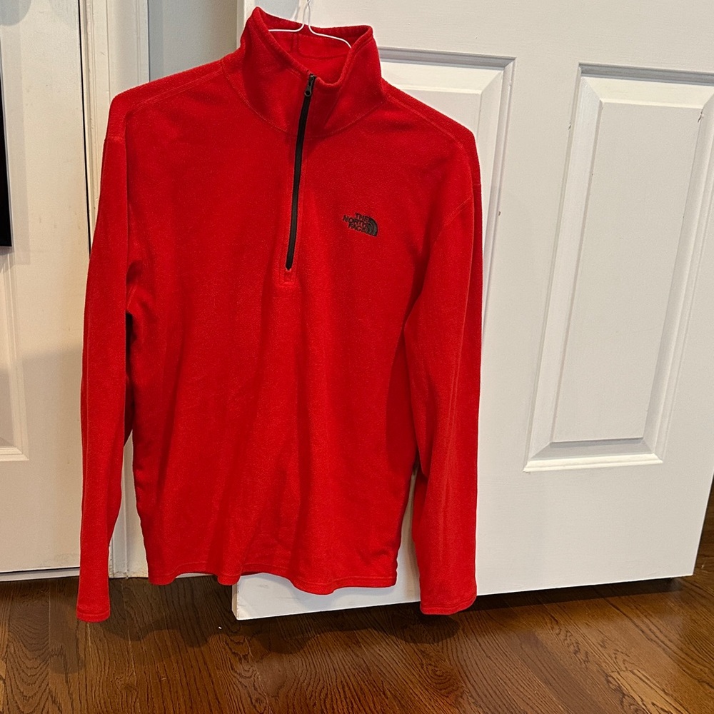 The North Face Red Quarter-Zip Fleece